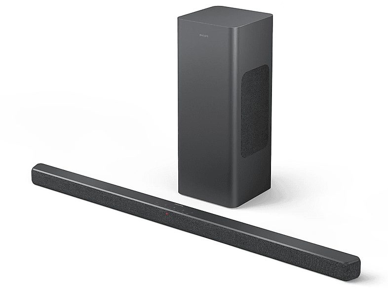 Barra de sonido - PHILIPS TAB6309/10, Bluetooth, Subwoofer Inalámbrico, 130 W, Gris oscuro — foto 2