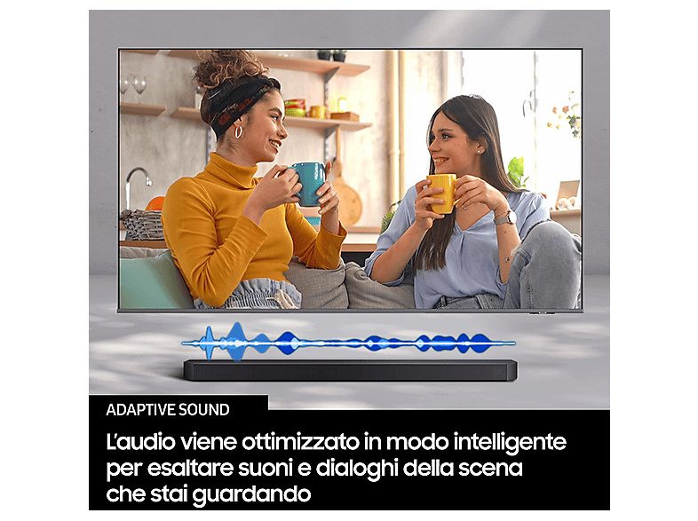 Barra de sonido - SAMSUNG HW-B450F/ZF, Bluetooth, Subwoofer Inalámbrico, 300 W, Negro — foto 8