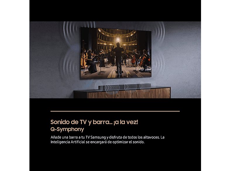 Barra de sonido - SAMSUNG HW-B650F/ZF, Bluetooth, Subwoofer Inalámbrico, 370 W, Negro — foto 4