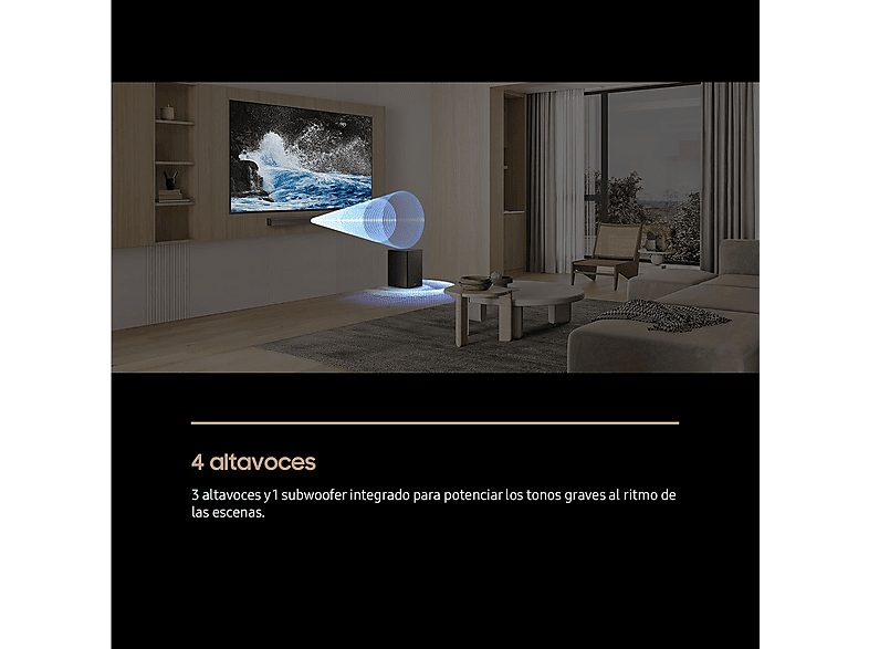 Barra de sonido - SAMSUNG HW-B650F/ZF, Bluetooth, Subwoofer Inalámbrico, 370 W, Negro — foto 6