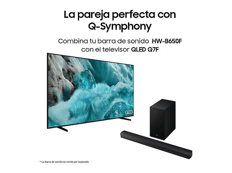 Barra de sonido - SAMSUNG HW-B650F/ZF, Bluetooth, Subwoofer Inalámbrico, 370 W, Negro — foto 9