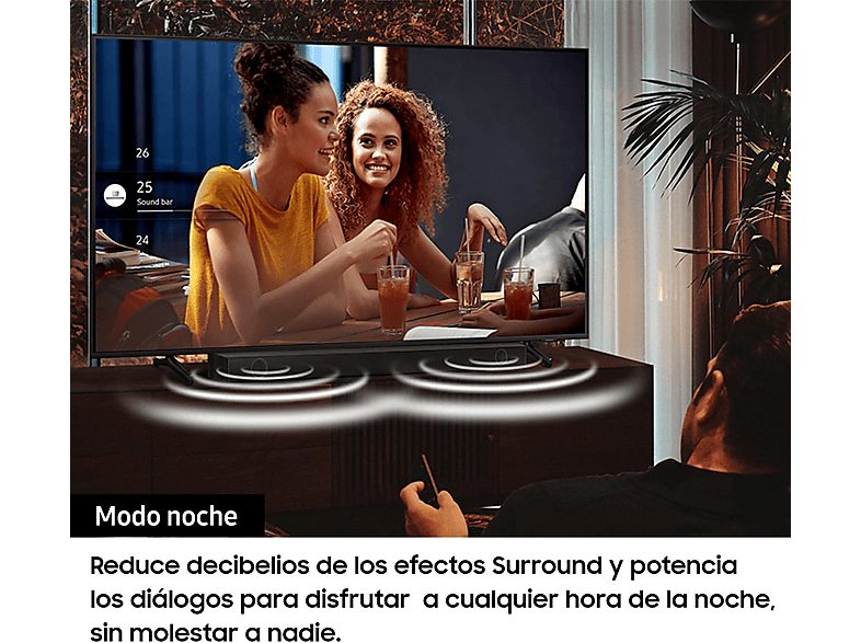 Barra de sonido - SAMSUNG HW-C400/ZF, Bluetooth, Subwoofer No, 40 W, Negro — foto 7
