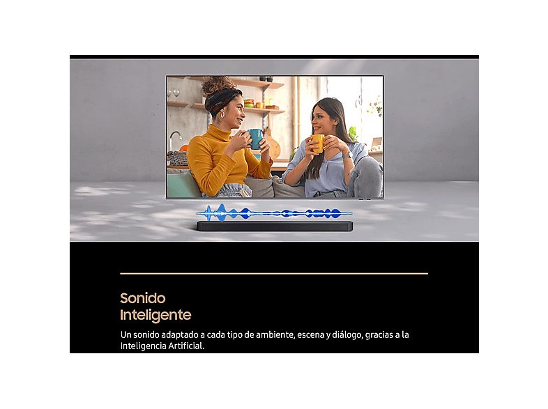 Barra de sonido - Samsung HW-Q600F/ZF, Bluetooth, Inalámbrico, 380 W, Subwoofer y Dolby Atmos inalámbrico, 3.1.2 canales, Negro — foto 6