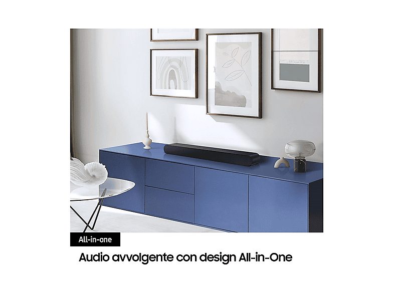 Barra de sonido - SAMSUNG HW-S60D, Bluetooth, Subwoofer No, 31 W, Amazon Alexa, Negro — foto 4