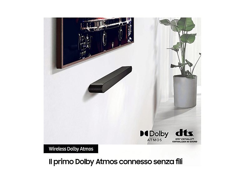 Barra de sonido - SAMSUNG HW-S60D, Bluetooth, Subwoofer No, 31 W, Amazon Alexa, Negro — foto 5