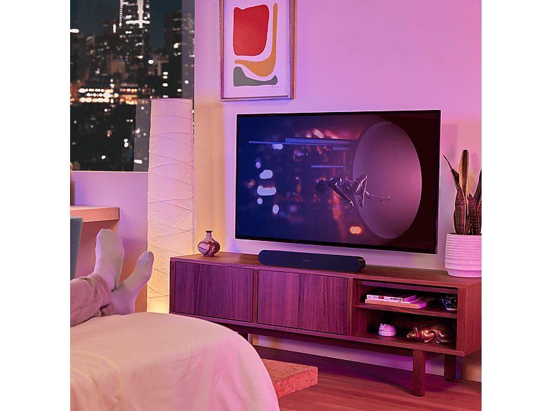 Barra de sonido - Sonos Ray, WiFi, AirPlay 2, Control táctil, Luces LED, Negro — foto 10