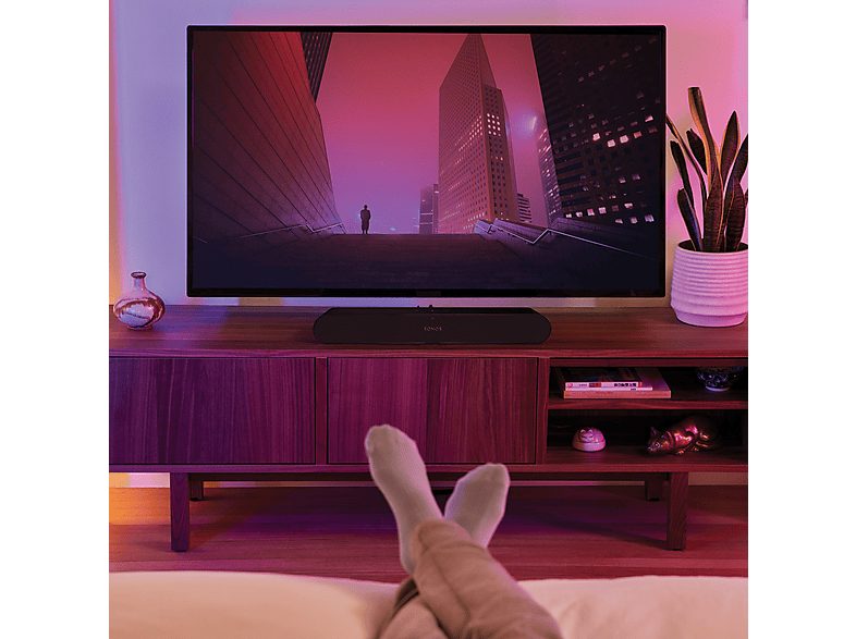 Barra de sonido - Sonos Ray, WiFi, AirPlay 2, Control táctil, Luces LED, Negro — foto 8
