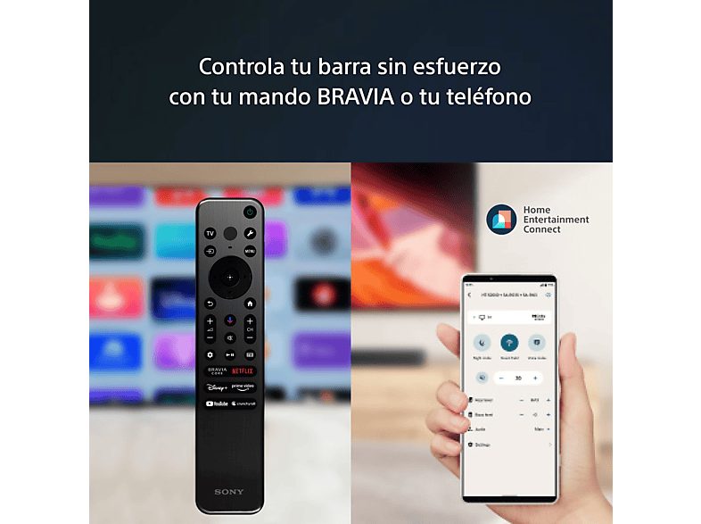 Barra de sonido - Sony HT-S2000, 3.1 Canales, Dolby Atmos, DTS:X, Bluetooth, Subwoofer integrado dual, 350 W, Sonido envolvente, HDMI, Negro — foto 10