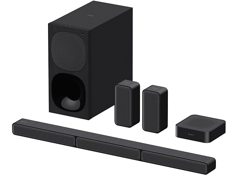 Barra de sonido - Sony HTS40R.CEL, Surround 5.1, Subwoofer, Altavoces traseros inalámbricos, HDMI, Bluetooth,  600 W, Negro — foto 2