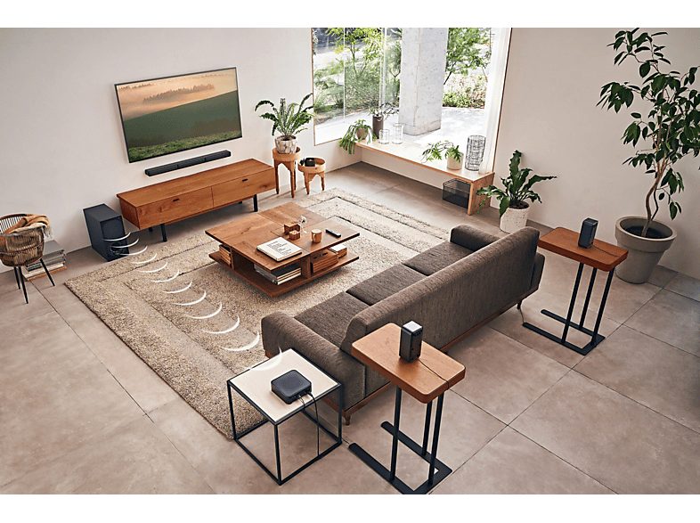 Barra de sonido - Sony HTS40R.CEL, Surround 5.1, Subwoofer, Altavoces traseros inalámbricos, HDMI, Bluetooth,  600 W, Negro — foto 7
