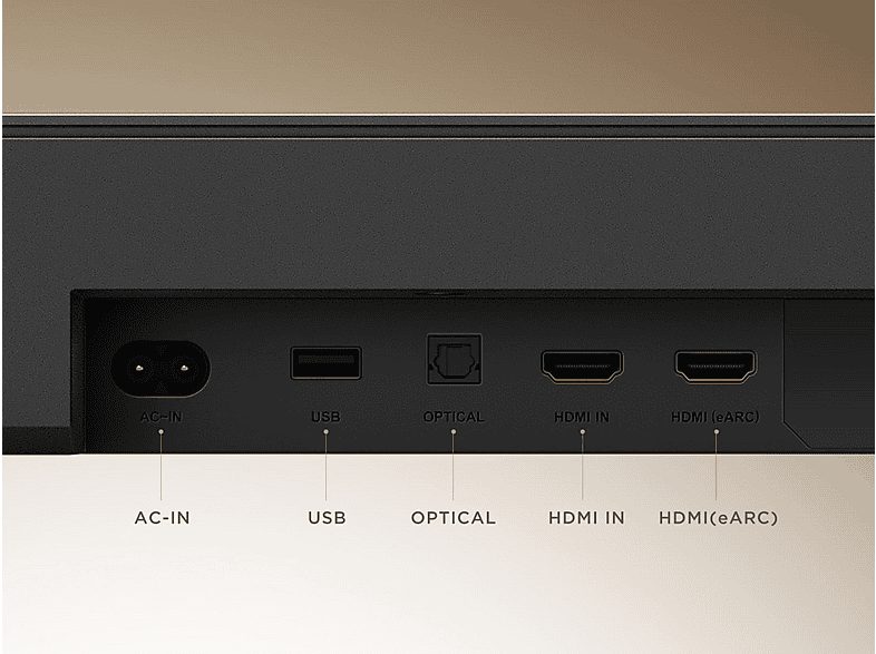 Barra de sonido - TCL Q65H, Bluetooth, Inalámbrico, 580W, Canal 5.1, Negro titantio — foto 3