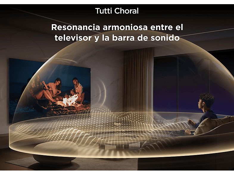 Barra de sonido - TCL Q65H, Bluetooth, Inalámbrico, 580W, Canal 5.1, Negro titantio — foto 6