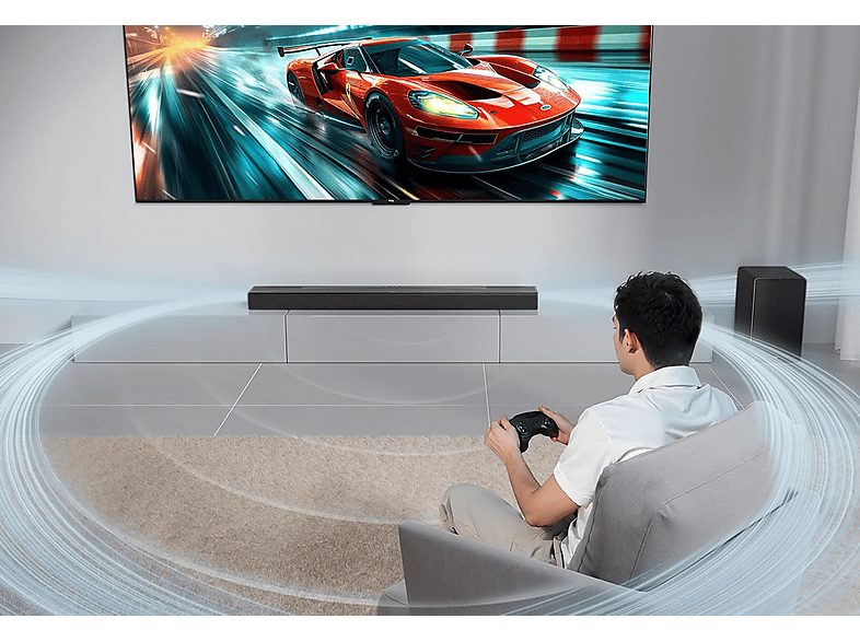 Barra de sonido - TCL Q75HE, Bluetooth, Subwoofer Inalámbrico, 780 W, Negro titantio — foto 6