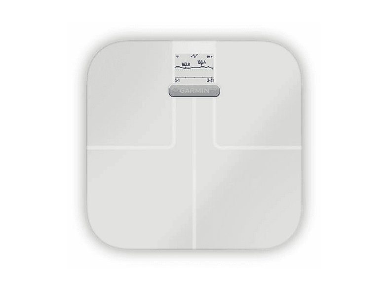 Báscula de baño - GARMIN 010-02294-13, Peso máximo 181,4 kg, Batería/s AAA, Indicador Masa Corporal (IMC), Bluetooth, Blanco — foto 4