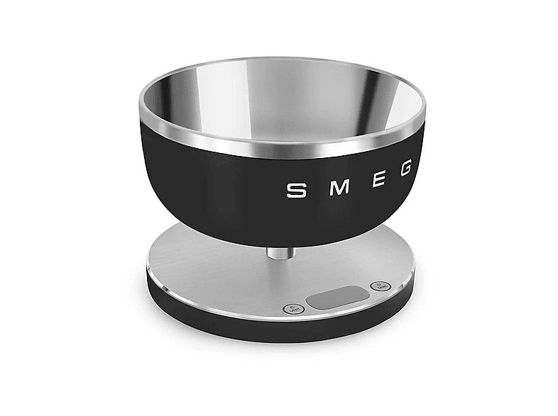 Báscula de cocina electrónica - SMEG KSC01BLMWW, 5 kg, Negro mate — foto 4