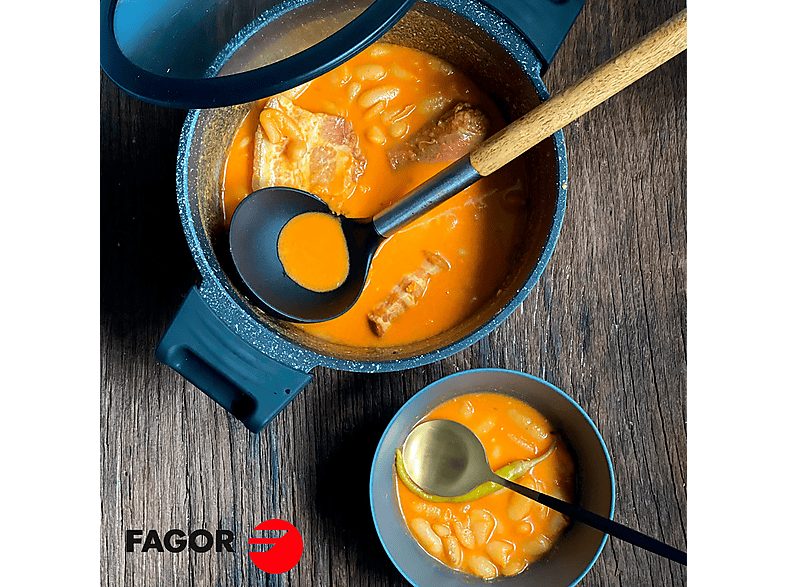 Batería de cocina - FAGOR Alutherm, Batería Cocina Inducción 5 Piezas, Antiadherente sin PFOA, Aluminio Fundido, Cazuelas Sart, 24 cm, Ninguno — foto 4