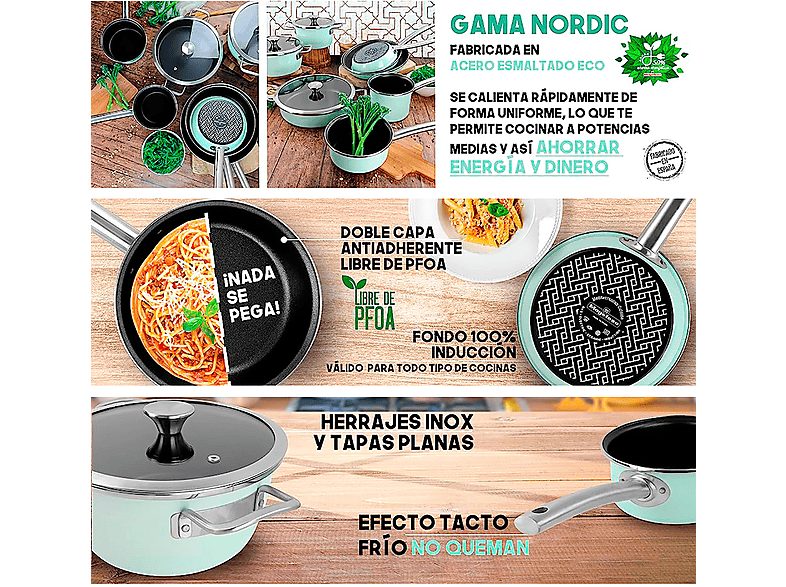 Batería de cocina - MAGEFESA Nordic, Otros Recubrimientos — foto 4