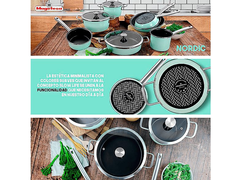 Batería de cocina - MAGEFESA Nordic, Otros Recubrimientos — foto 5