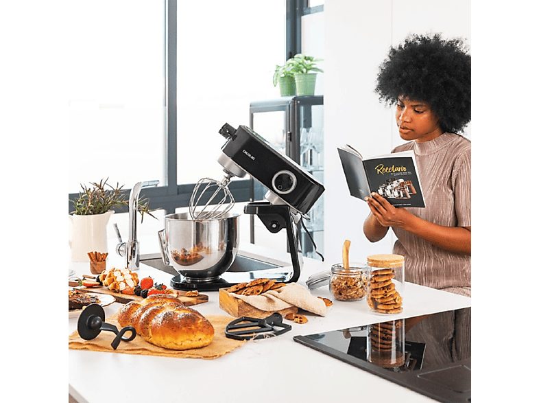 Batidora Amasadora - CECOTEC Twist&Fusion 4000 Luxury, 800 W, Multicolor — foto 3