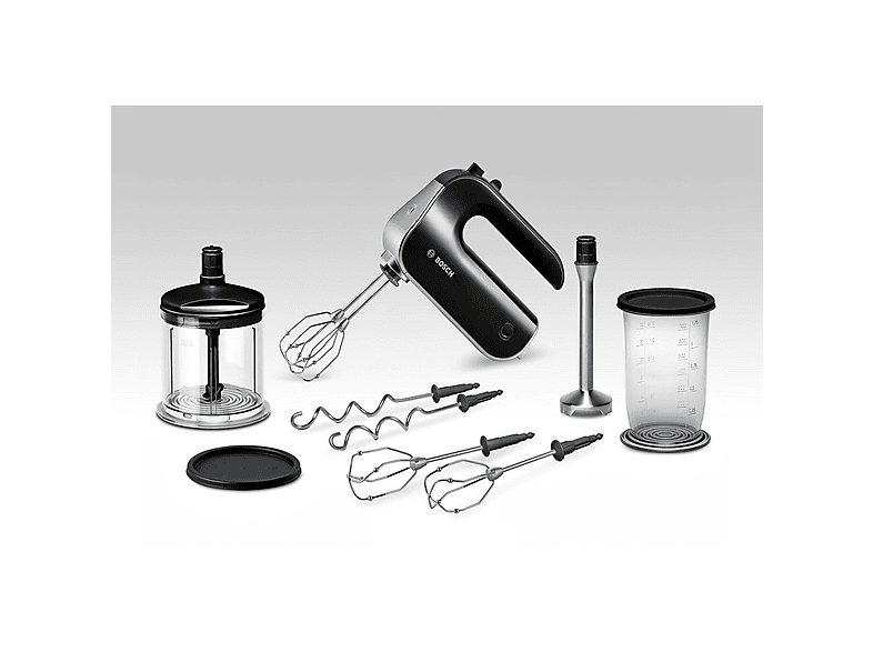 Batidora de mano - BOSCH MFQ4885DE, 575 W, 5 velocidades, Negro — foto 6