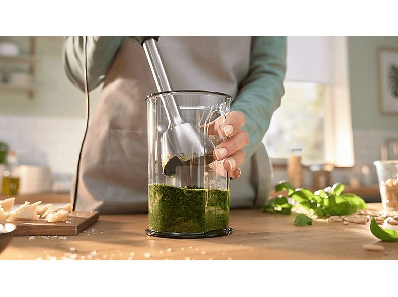 Batidora de mano - BOSCH MSM4W421, 800 W, Totalmente variable velocidades, Negro, Blanco — foto 3