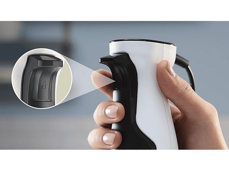 Batidora de mano - BOSCH MSM4W421, 800 W, Totalmente variable velocidades, Negro, Blanco — foto 8