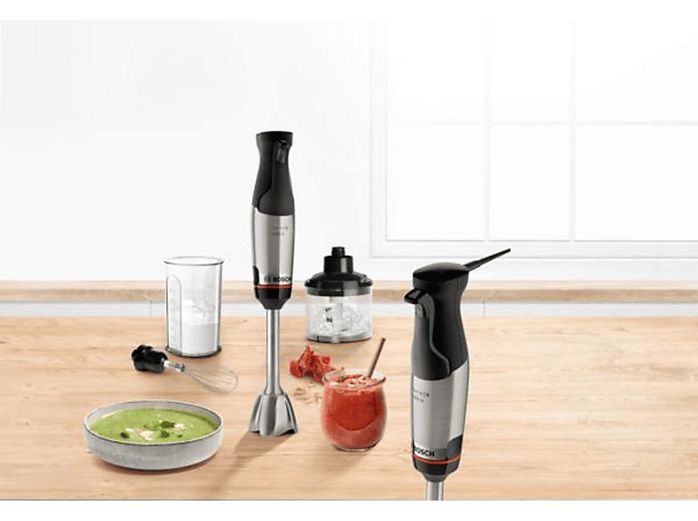 Batidora de mano - BOSCH MSM6M623, 1000 W, Totalmente variable velocidades, Inox — foto 7