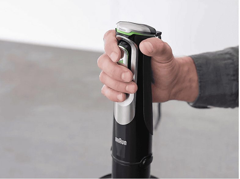Batidora de mano - BRAUN Minipimer 9 MQ9187XLI, 1200 W, 3 velocidades, Negro — foto 7