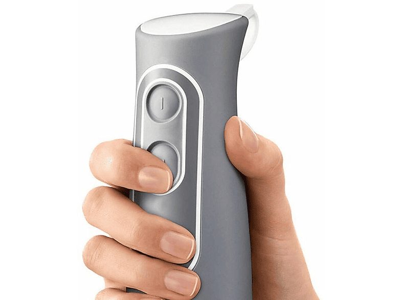Batidora de mano - BRAUN MQ 525 Omelette, 600 W, 2 velocidades, Blanco/Gris — foto 3