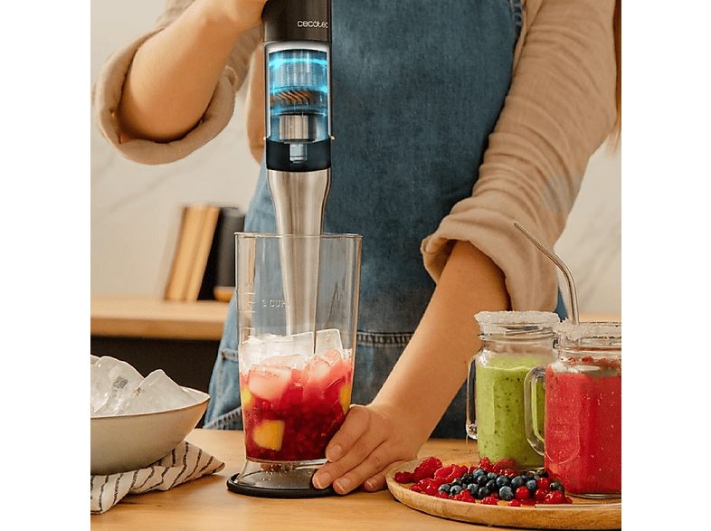 Batidora de mano - CECOTEC Katana 15 TotalDestroy Smash B, 1500 W, 21 velocidades, Negro — foto 4