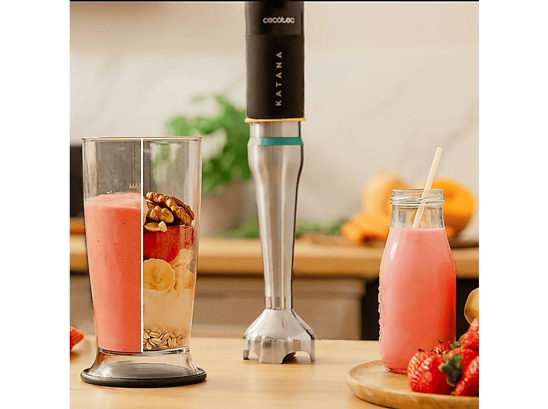 Batidora de mano - CECOTEC Katana 15 TotalDestroy Smash B, 1500 W, 21 velocidades, Negro — foto 6