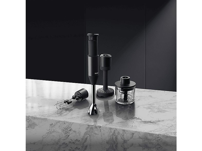 Batidora de mano - HAIER HHB5B5 011, 1000 W, 4 velocidades, Negro — foto 9