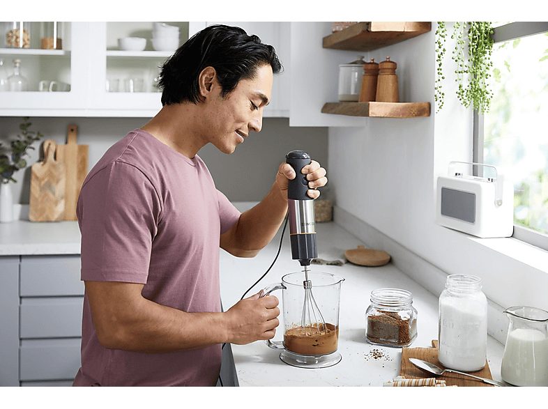 Batidora de mano - KENWOOD 1, 1000 W, Totalmente variable velocidades, Inox — foto 6