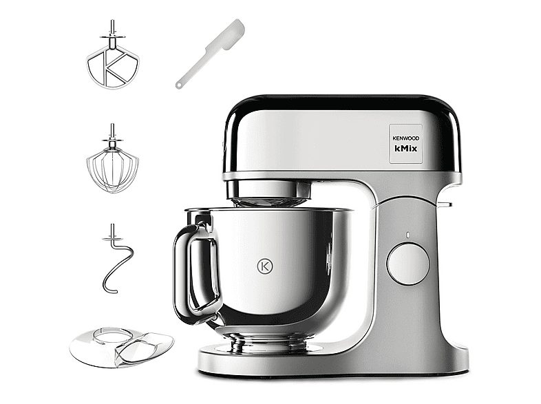 Batidora de mano - KENWOOD KMX760CH, 1000 W, Totalmente variable velocidades, Gris