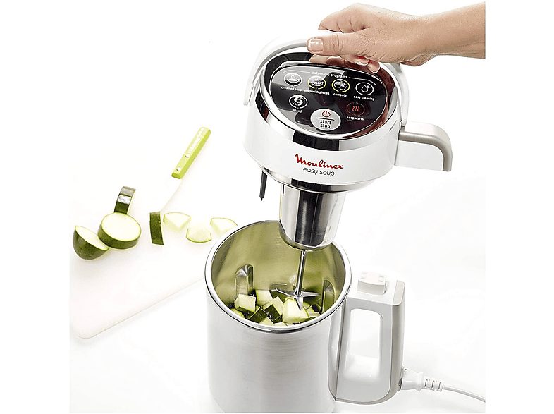 Batidora de mano - MOULINEX LM841110, 980 W, 1 velocidades, Inox — foto 2