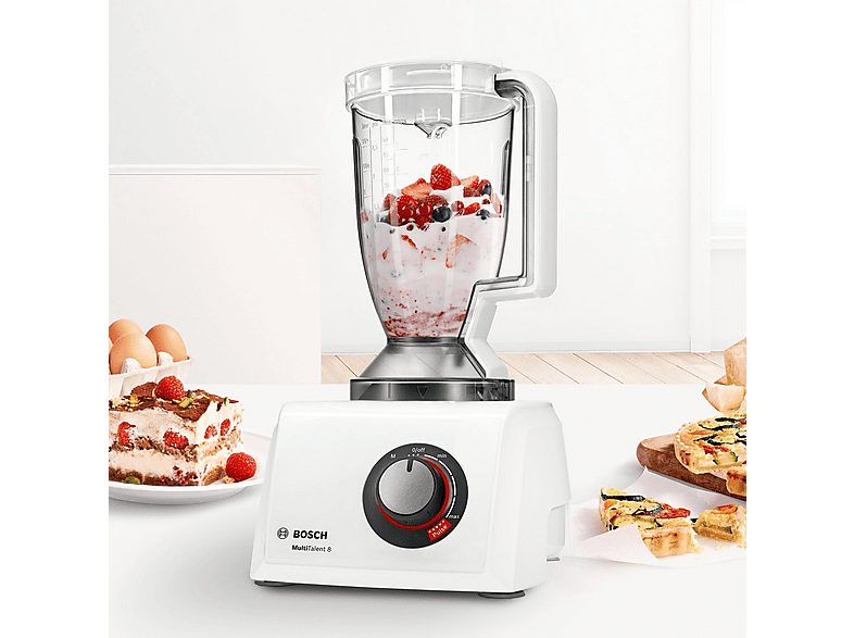 Batidora de vaso - BOSCH MC812W501, 1000 W, 3.9 l, Inox — foto 3