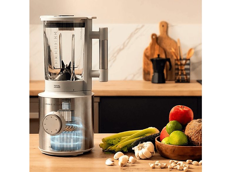 Batidora de vaso - CECOTEC Grand Katana 2700MAX Total Destroy W, 2700 W, 1.8 l, Multicolor — foto 3