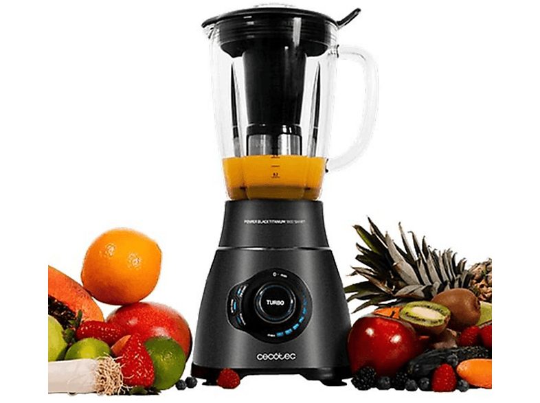 Batidora de vaso - CECOTEC Power Black Titanium 1800 Smart, 1800 W, 2.1 l, Multicolor — foto 2