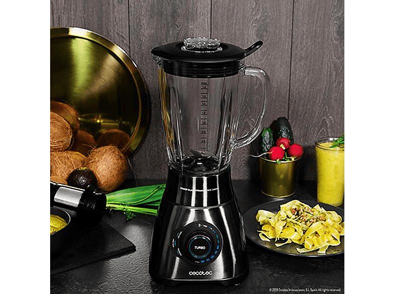 Batidora de vaso - CECOTEC Power Black Titanium 1800 Smart, 1800 W, 2.1 l, Multicolor — foto 3