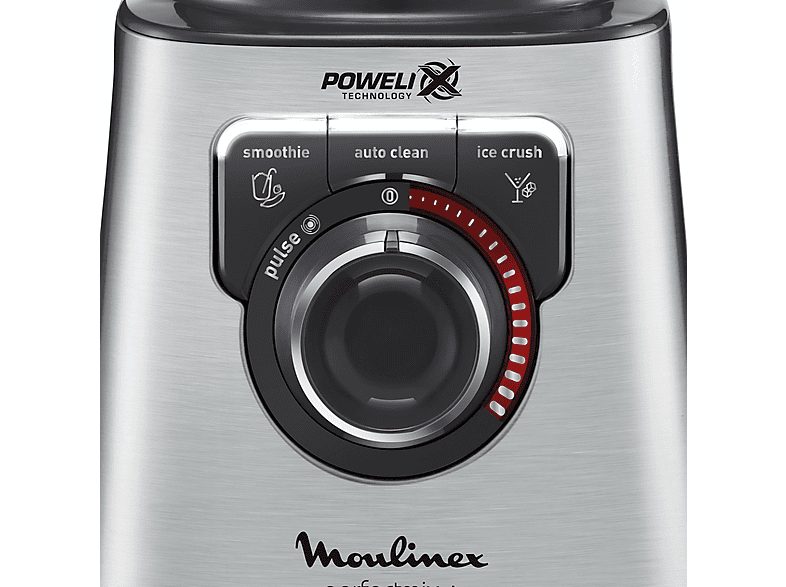 Batidora de vaso - MOULINEX LM811D10, 1200 W, 2 l, Inox — foto 2