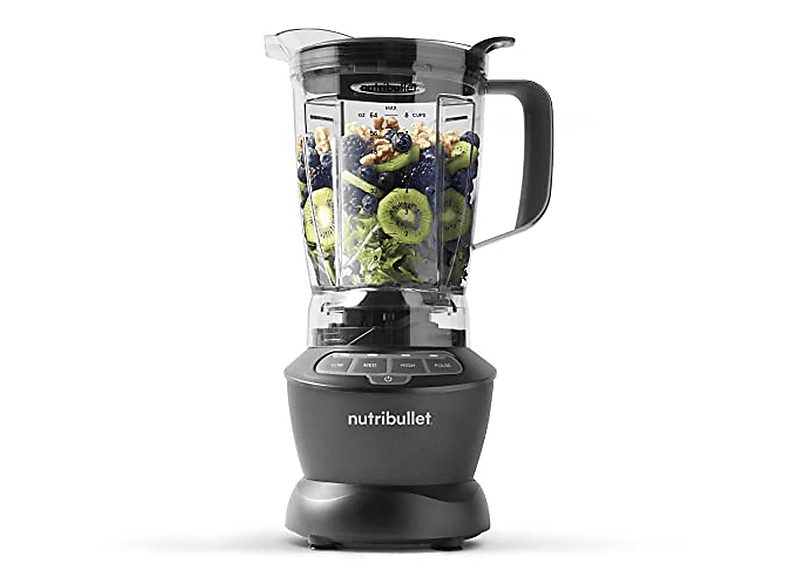 Batidora de vaso - NUTRIBULLET NBF-28400-1003GG, 1200 W, 1.89 l, Negro — foto 2