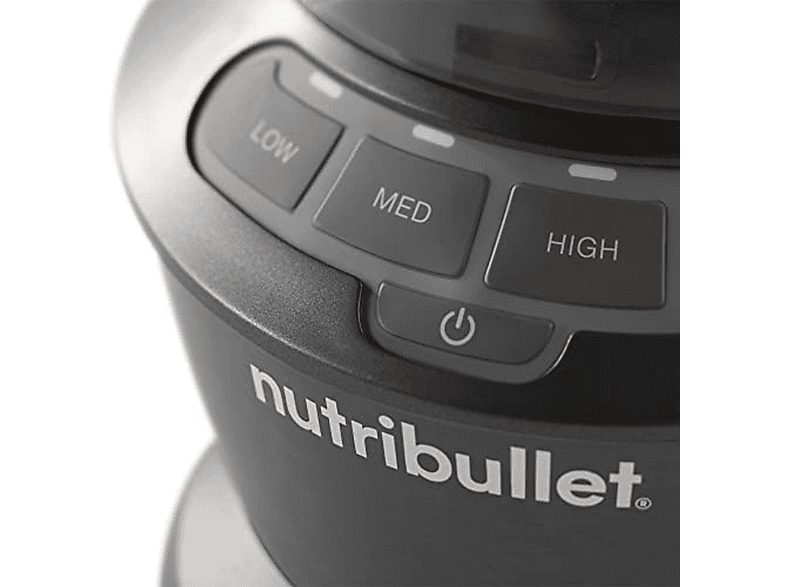 Batidora de vaso - NUTRIBULLET NBF-28400-1003GG, 1200 W, 1.89 l, Negro — foto 3
