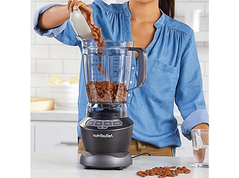 Batidora de vaso - NUTRIBULLET NBF-28400-1003GG, 1200 W, 1.89 l, Negro — foto 5