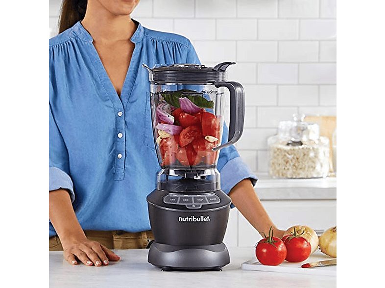 Batidora de vaso - NUTRIBULLET NBF-28400-1003GG, 1200 W, 1.89 l, Negro — foto 6