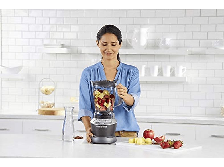 Batidora de vaso - NUTRIBULLET NBF-28400-1003GG, 1200 W, 1.89 l, Negro — foto 7