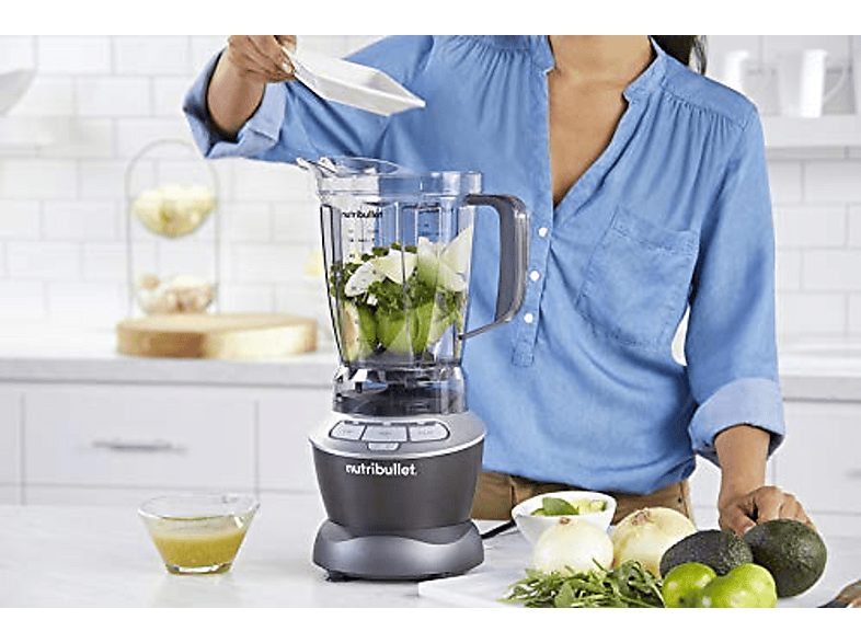 Batidora de vaso - NUTRIBULLET NBF-28400-1003GG, 1200 W, 1.89 l, Negro — foto 9
