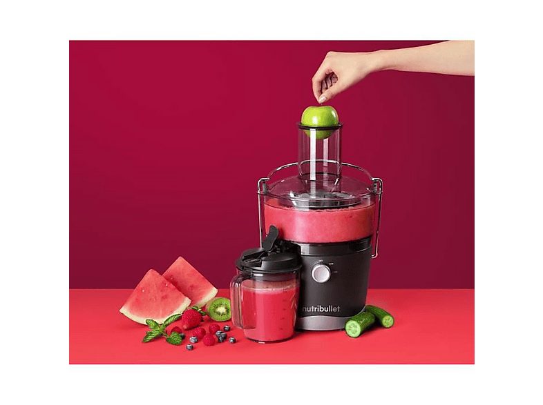 Batidora de vaso - NUTRIBULLET NBJ100G, 800 W, 1.5 l, Inox — foto 4