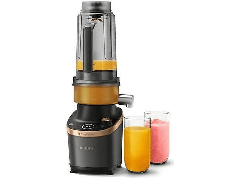 Batidora de vaso - PHILIPS HR3770/00, 1500 W, 2000 ml, Negro, Cobre — foto 9