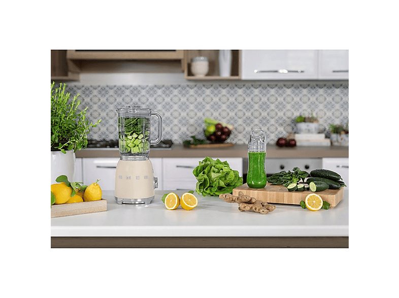 Batidora de vaso - SMEG BLF03CREU, 800 W, 1.5 l, Inoxidable — foto 8