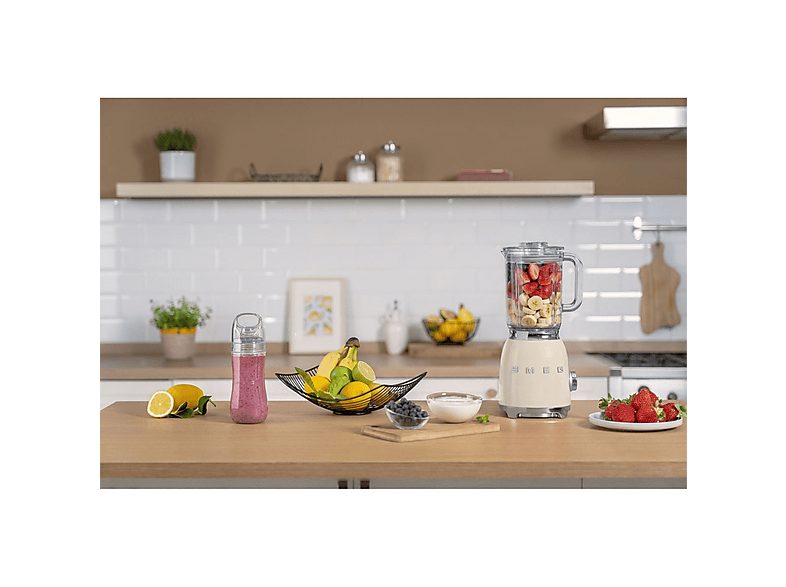 Batidora de vaso - SMEG BLF03CREU, 800 W, 1.5 l, Inoxidable — foto 9